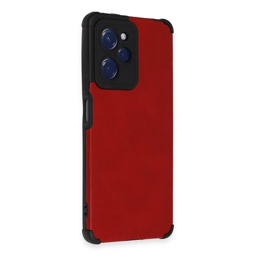 Newface Xiaomi Poco X5 Pro 5G Klf Loop Deri Silikon - Krmz