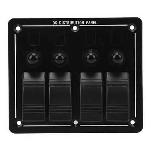4'l ON-OFF Krmz Ikl Anahtar Switch Panel - Ar Akm Korumal