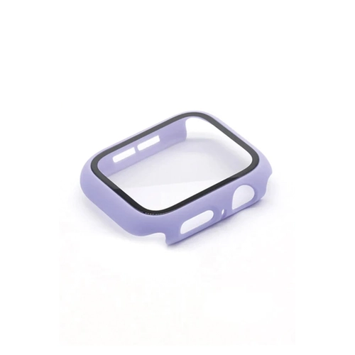 Newface Apple Watch 38mm Caml Kasa Ekran Koruyucu - Lila