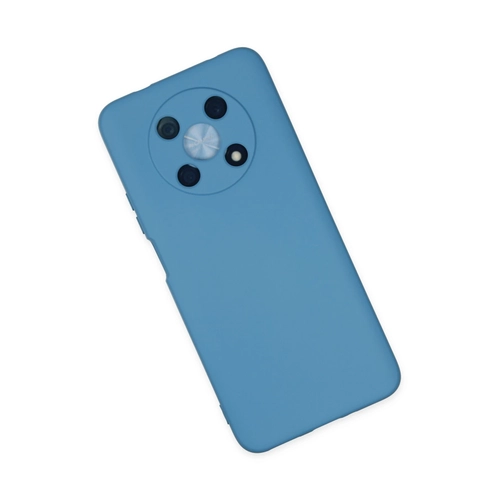 Newface Huawei Nova Y90 Klf Nano ii Kadife Silikon - Mavi