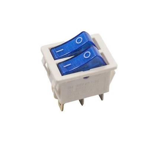 KCD4 kili Ikl ON-OFF Switch 6 Pin - Mavi