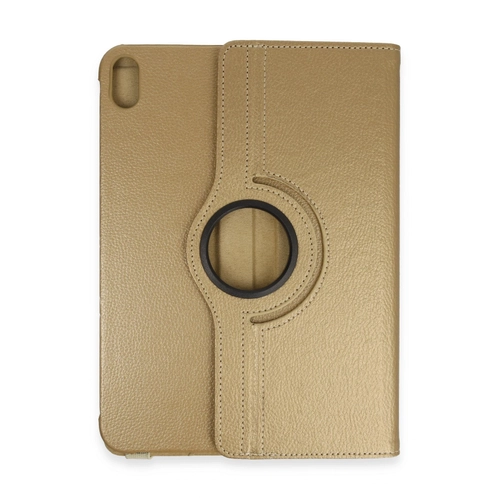 Newface iPad 2022 10.9 (10.nesil) Klf 360 Tablet Deri Klf - Gold