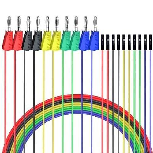 P1530 Dii Jumper Kablo - 4mm Banana Dntrc Kablo - 10 Adet