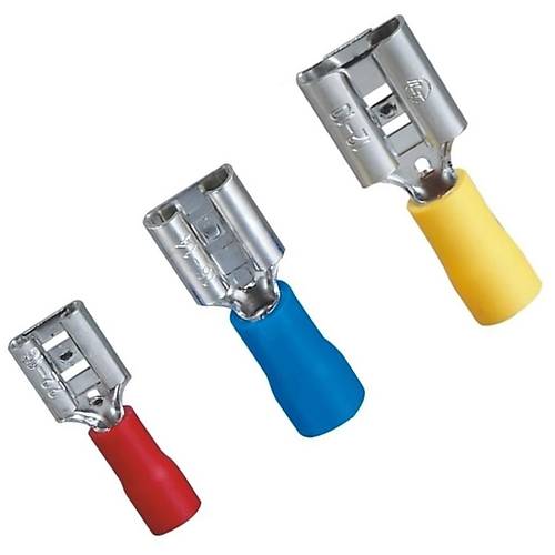 Tam zoleli Dii Faston Tip Kablo Ucu GFFD-5638 4.00-6.00mm Sar 100 Adet