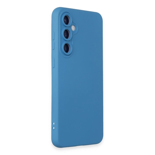 Newface Samsung Galaxy S24 Plus Klf Nano ii Kadife Silikon - Mavi
