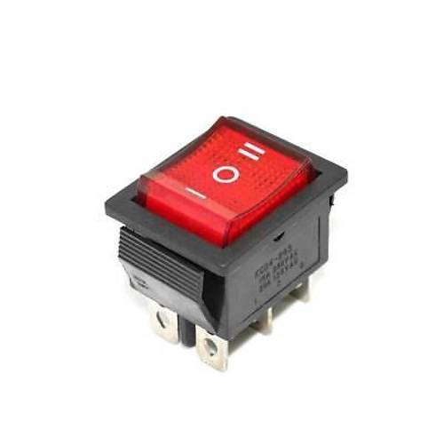 KCD4 ON-OFF-ON  Konumlu Ikl Anahtar 6 Pin