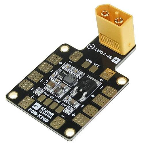 Matek PDB-XT60 w/BEC 5V 12V ESC G Datm Kart