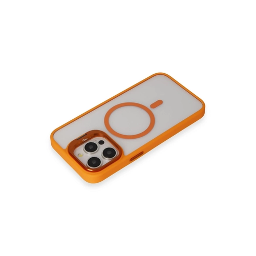 Joko iPhone 15 Pro Max Klf Roblox Lens Magsafe Standl Kapak - Turuncu