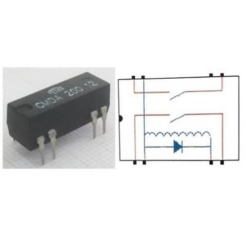 CMDA 200 12 Reed Rle ift Kontak N/O 12VDC 0.5A
