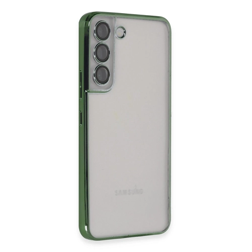 Newface Samsung Galaxy S22 Klf Razer Lensli Silikon - Yeil