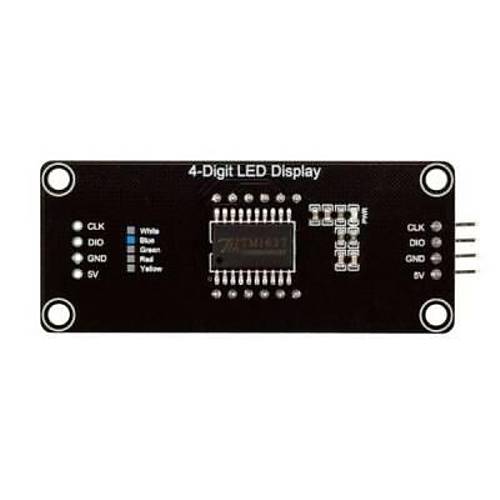 TM1637 4 Digit Led Display Saat Modl - Mavi