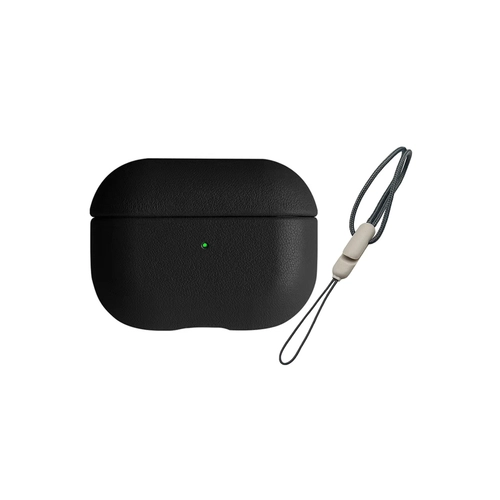 Newface Airpods Pro 2 (2.nesil) 405 Deri Klf - Siyah