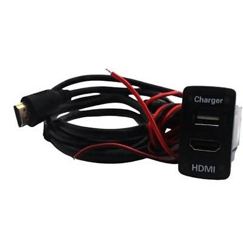 USB + HDMI arj Soket Paneli