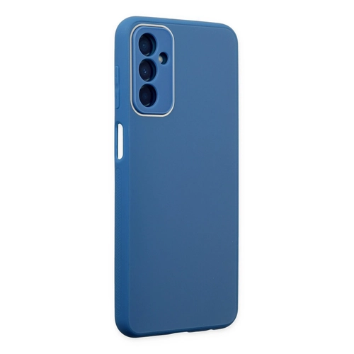 Newface Samsung Galaxy M23 Klf Glass Kapak - Mavi