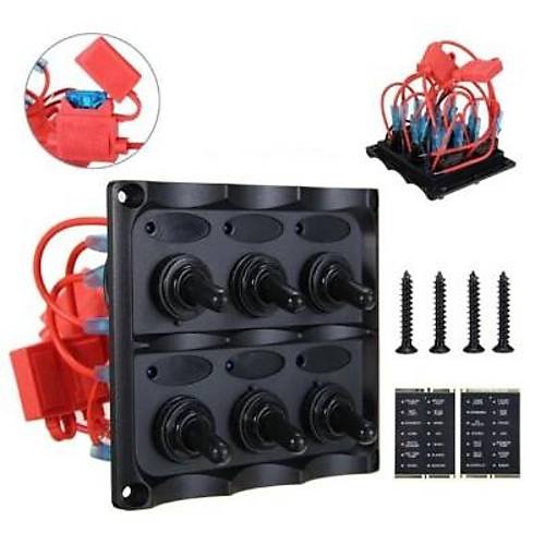 6'l ON-OFF Toggle Switch Panel