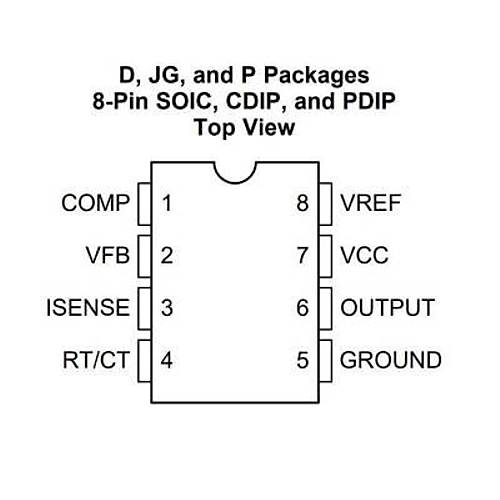 UC3844 DIP8 Entegre