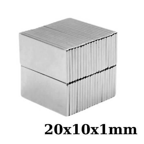 20x10x1mm Neodyum Gl Mknats - Neodim Magnet