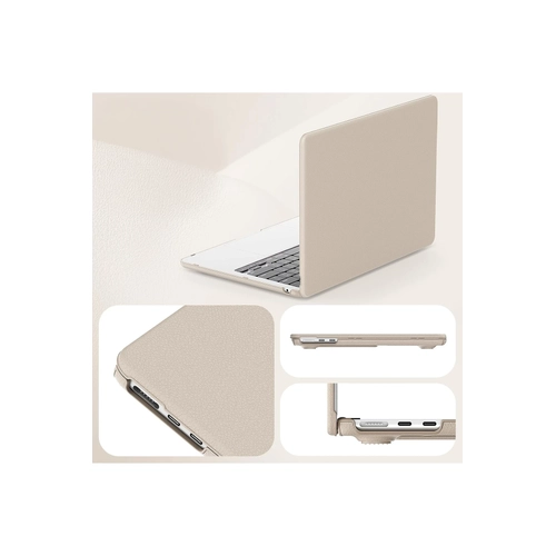 Newface Macbook Air 13.6 Macbook Deri Kapak - Gold