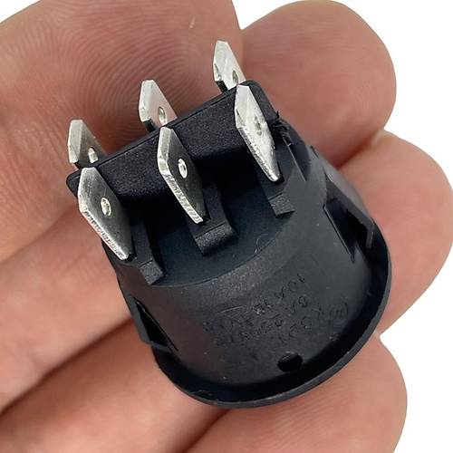 IC-133-6 Yuvarlak Tekne Tipi Anahtar ON-OFF 6P