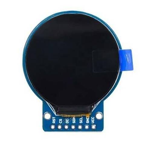 GC9A01 1.28'' 240x240 Oled Grafik Lcd Ekran - Yuvarlak PCB