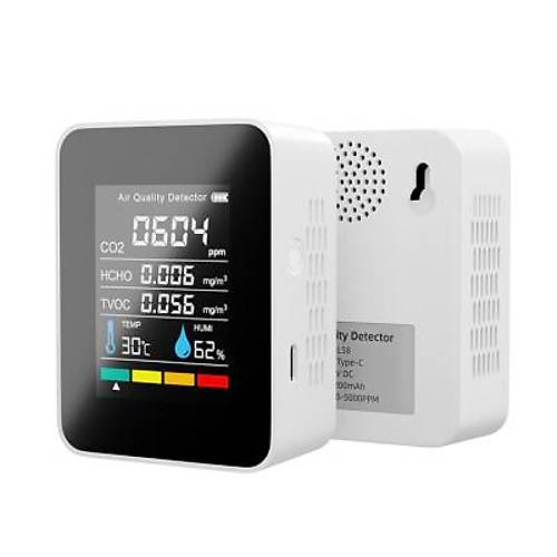 PG-L58 5in1 Yar letken CO2 HCHO TVOC Hava Kalitesi Monitr