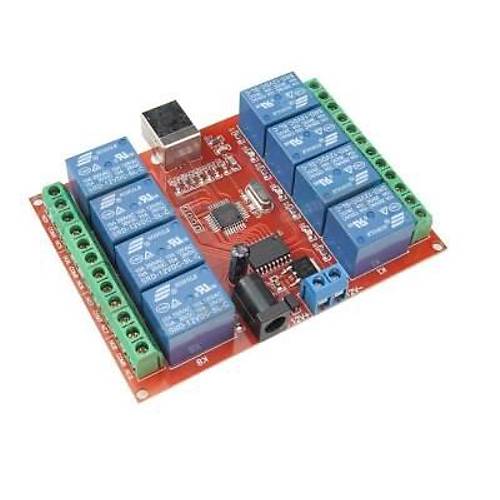12V 8 Kanal USB Rle Kart