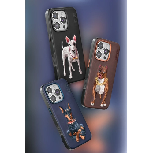 Venco iPhone 16 Pro Max Perma Desenli Kapak - Siyah