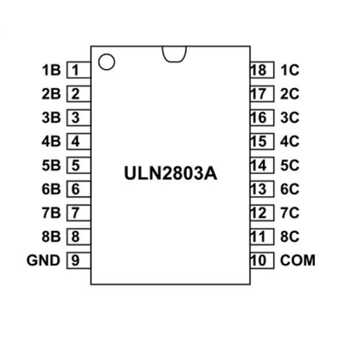 ULN2803 SMD SO18 Entegre