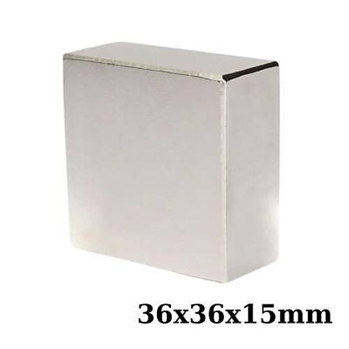 36x36x15mm Neodyum Gl Mknats - Neodim Magnet