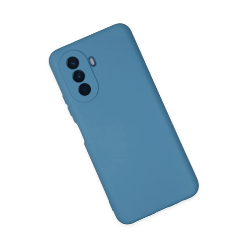 Newface Huawei Nova Y70 Klf Nano ii Kadife Silikon - Mavi