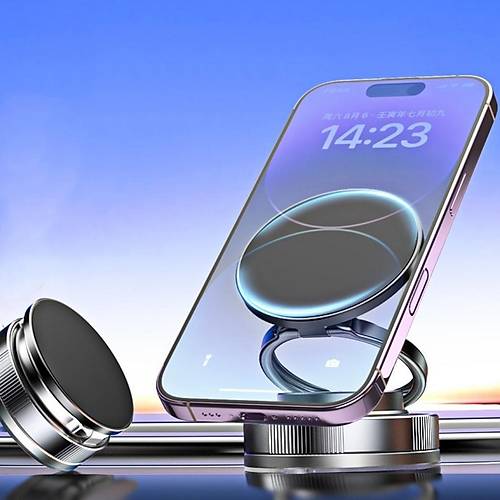 Divex Manyetik Telefon Tutucu Ara i 360 Mknatsl Stand Gri DH-396