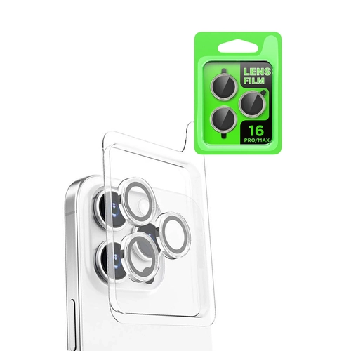 Newface iPhone 16 Pro Raze Metal Kamera Lens - Beyaz