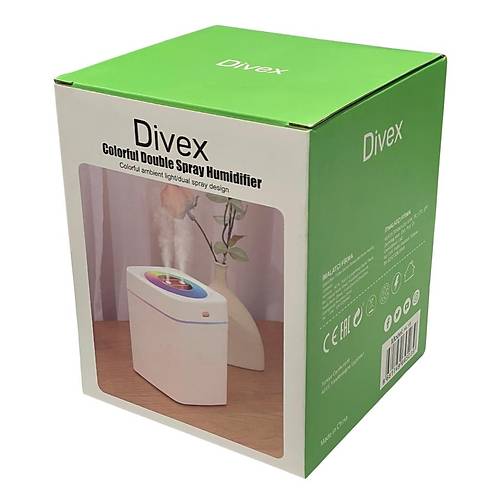 Divex Renkli Ikl ift Pskrtmeli Hava Nemlendirici3L Humidifier H-18