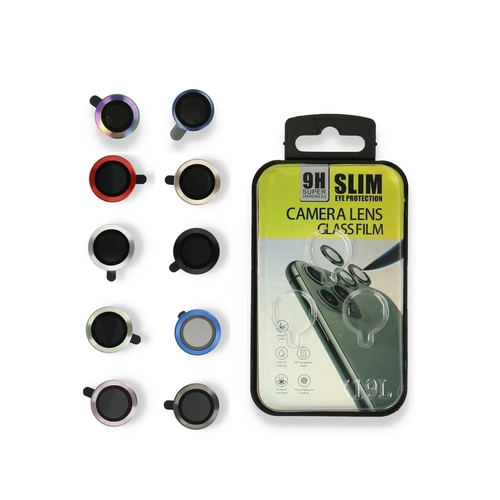 Newface iPhone 13 Pro Max Metal Kamera Lens - Krmz