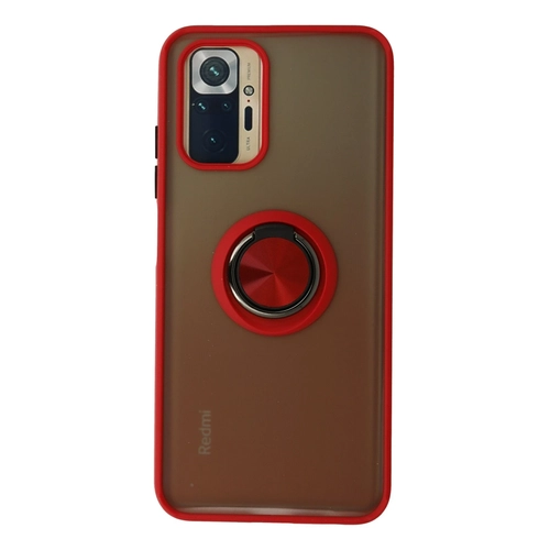 Newface Xiaomi Redmi Note 10 Klf Montreal Yzkl Silikon Kapak - Krmz