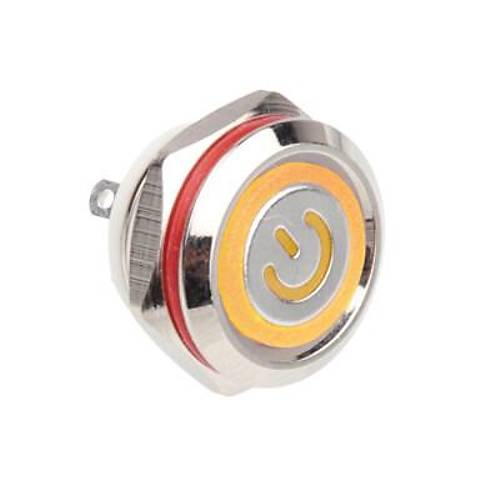 WD12C1-Pin-P1-EC 12mm Dz Yayl Ikl Metal Buton - Sar
