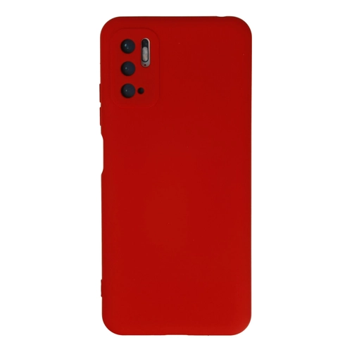 Newface Xiaomi Redmi Note 10 5G Klf Nano ii Kadife Silikon - Krmz