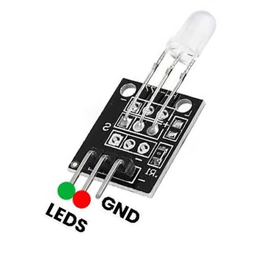 ift Renk 3mm Led Modl KY-011 (Krmz+Yeil)