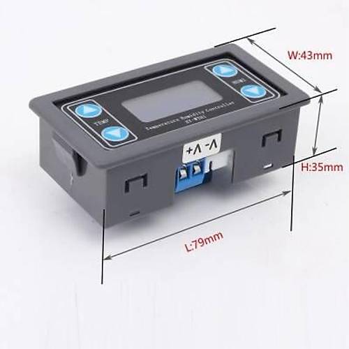 SHT20 Scaklk ve Nem ler Ekranl Rle Modl - Kuluka Termostat - XY-WTH1