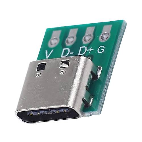 USB Type-C To 4 Pin DIP evirici - Type-C Modl Kart