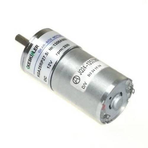 KGA25 12V 200Rpm 25mm Redktrl Dc Motor