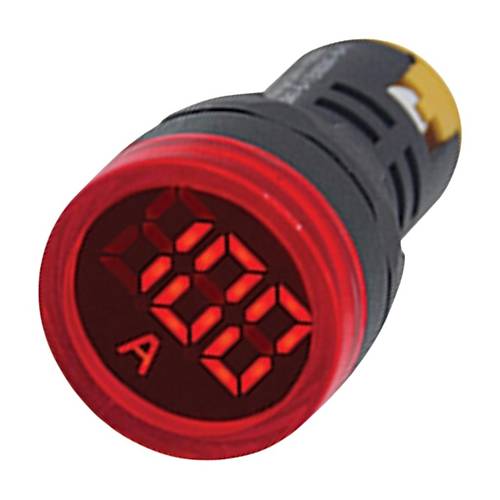 Gwest 22 AS-K 22mm AD-116 Serisi Akm Trafolu Krmz Ampermetre 0-100A