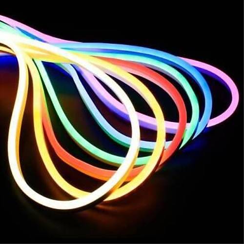 12V Esnek Neon erit Led 5 Metre - Krmz