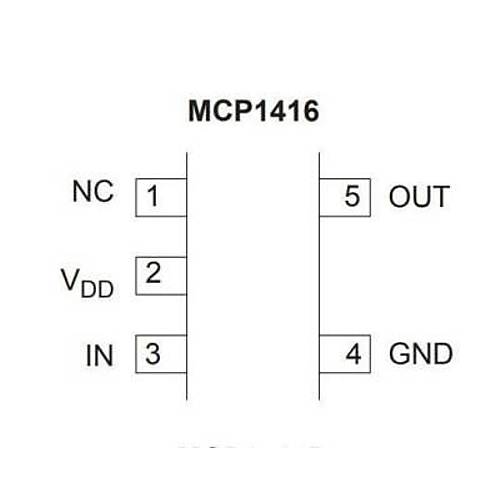 MCP1416T-E/OT SOT-23-5 SMD G Entegresi