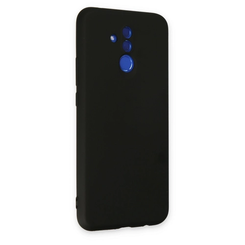 Newface Huawei Mate 20 Lite Klf Nano ii Kadife Silikon - Siyah