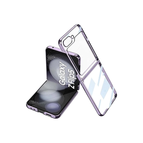 Newface Samsung Galaxy Z Flip 5 Klf Fold Element Kapak - Mor