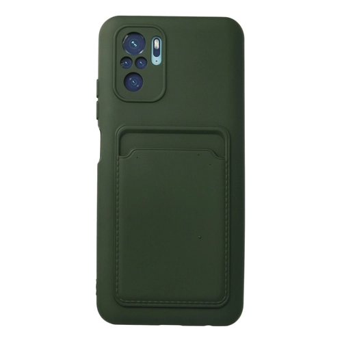 Newface Xiaomi Redmi Note 10S Klf Kelvin Kartvizitli Silikon - Koyu Yeil