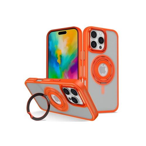 Joko iPhone 16 Pro Max Banza Magsafe Standl Kapak - Turuncu