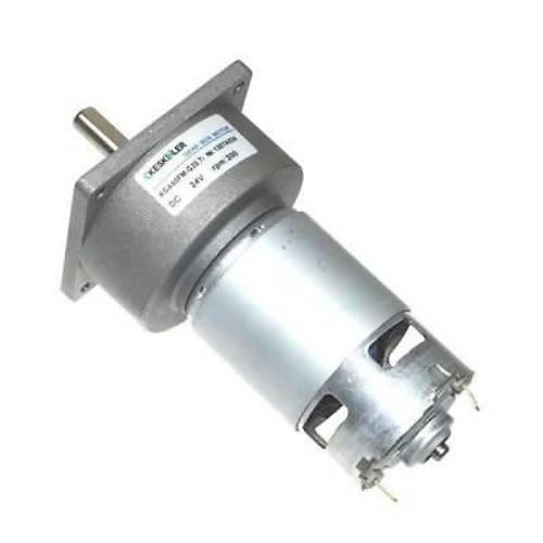 KGA60 24V 200Rpm 60mm Redktrl Flanl Dc Motor