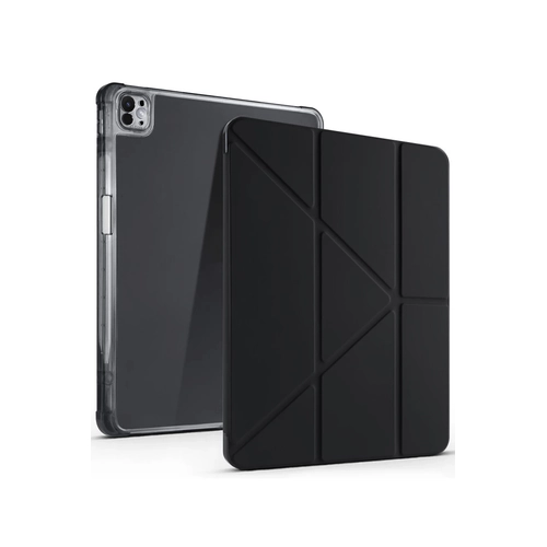 Newface iPad Air 13 (2024) Klf Kalemlikli Mars Tablet Klf - Siyah